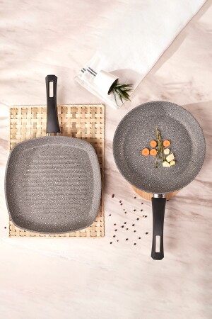 Gris Bio Granit Pfannen- und Grillset 153. 03. 08. 0354 - 5