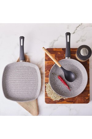 Gris Bio Granit Pfannen- und Grillset 153. 03. 08. 0354 - 6