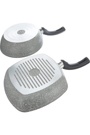 Gris Bio Granit Pfannen- und Grillset 153. 03. 08. 0354 - 8