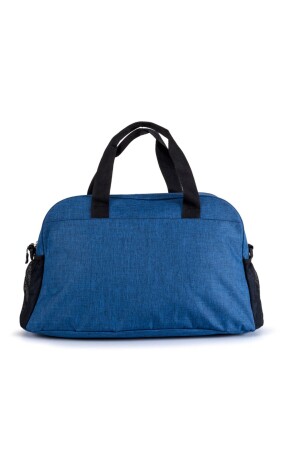 Große Unisex-Sport-, Fitness- und Reisetasche aus Leinen in Marineblau - 6