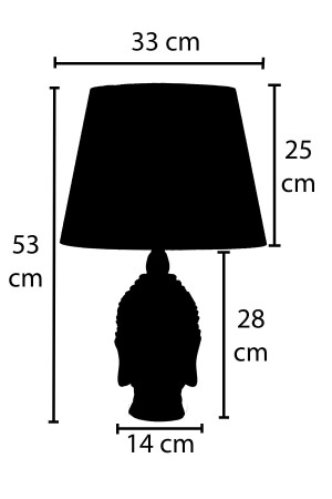 Großer Buddha-Lampenschirm im modernen Design, antikweiß, cremefarben, qdecbbudaabj004 - 5