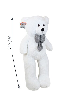 Großer weißer Teddybär mit Fliege 130 cm HP16102004 - 6