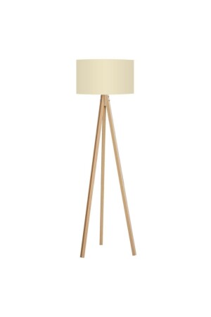 Großer zylindrischer Lampenschirm in Wüstenbeige mit Brettkopf. LAMPSHADE WÜSTEBEIGE - 3