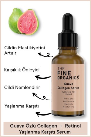 Guava Özlü Collagen - Retinol Yaşlanma Karşıtı Serum 30ml TFO12444 - 2