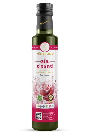 Gül Sirkesi Doğal Fermantasyon Rose Vinegar 500 ml - 1