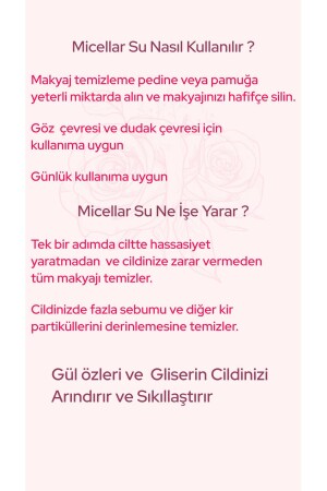 Gül Suyu Bazlı Micellar Makyaj Temizleme Toniği 400 Ml. 8683816744072 - 4