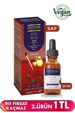 Gül Yağı %100 Doğal Bitkisel Yağ Rose Oil 20 ML - 3