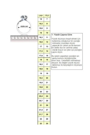 Gümüş Rodyumlu Çizgili Baget Taşlı Yüzük 20 - 3