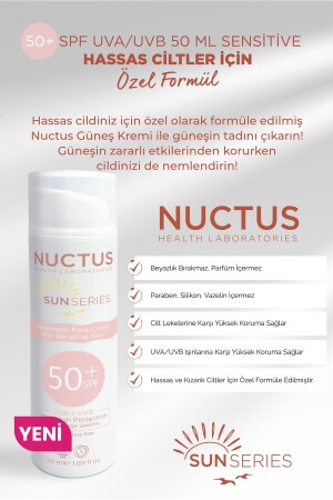 Güneş Koruyucu Krem 50 Ml Hassas Ciltler Için 8680702309568 - 2