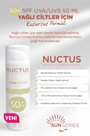 Güneş Koruyucu Krem 50 Ml Yağlı Ciltler Için 8680702309575 - 2