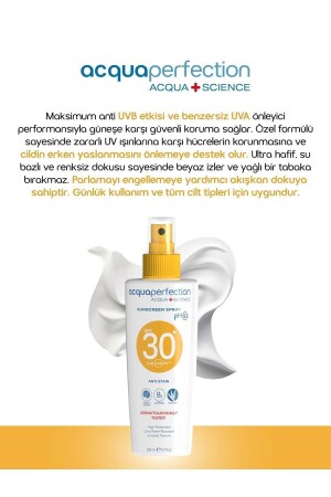 Güneş Koruyucu Sprey Spf30 200ml Uva Uvb Koruması- Suya Dayanıklı- Leke Önleyici - 9