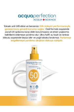 Güneş Koruyucu Sprey Spf50 200ml Uva Uvb Koruması- Suya Dayanıklı- Leke Önleyici - 8