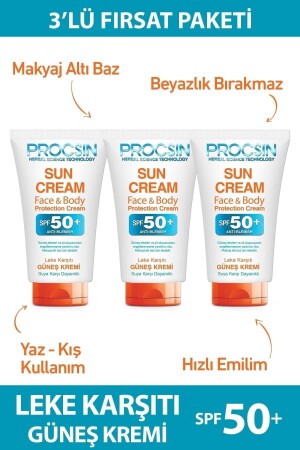 Güneş Kremi (50 ML * 3 ADET) Fırsat Paketi - 2