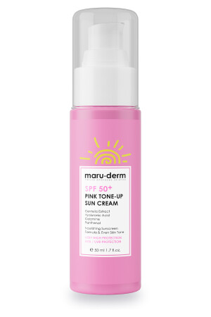 Güneş Kremi SPF 50- Pembe Ton Eşitleyici (Pink Tone-Up) Güneş Kremi Yeni Nesil Kore Filtreli - 3