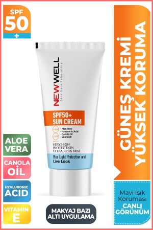 Güneş Kremi Yüksek Koruma Spf 50- Aloe Vera - 1