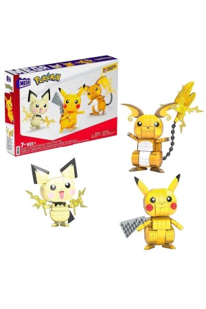 Gyh06 Mega - Pikachu Dönüşüm 3lüsü 621 Parça - 2