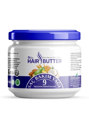 Haarbutter Haarpflegecreme 9 Kräuterölmischung 190 ml Haarpflegend, Haarstärkend - 2