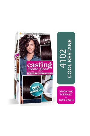 Haarfärbemittel – Casting Crème Gloss 4102 Cool Chestnut 3600523807154 - 3