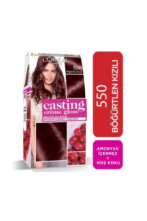 Haarfärbemittel – Casting Creme Gloss 550 Brombeerrot 3600523291489 - 1