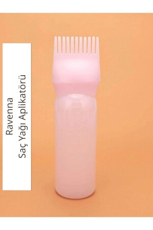 HAARPFLEGEÖL – HAARFÄRBEN – DOSE NACHFÜLLBARER APPLIKATOR 6 OZ. PLASTIKFLASCHE ROSA - 3