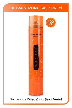 Haarspray Ultra Strong 400 ml – Ultrastarker, dauerhafter Halt gegen äußere Einflüsse - 2