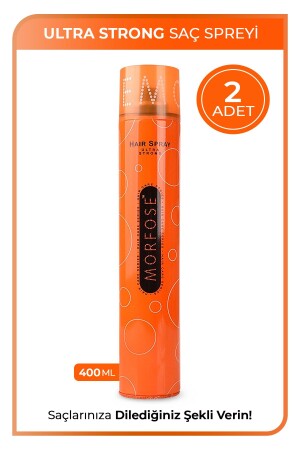 Haarspray Ultra Strong Orange 400 ml 2 Stück - 1