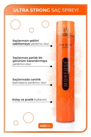 Haarspray Ultra Strong Orange 400 ml 2 Stück - 4