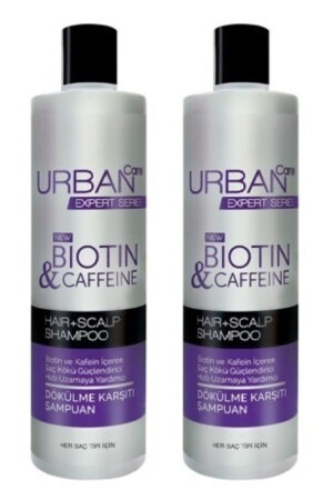 Haarwurzelstärkungsshampoo für schnelles Wachstum, Biotin und Koffein, 2 Stück - 3