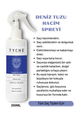 Hacim Ve Dolgunluk Veren Deniz Tuzu Saç Spreyi Organic Sea Salt Hair Spray Vitamin Sea 250 ml - 2