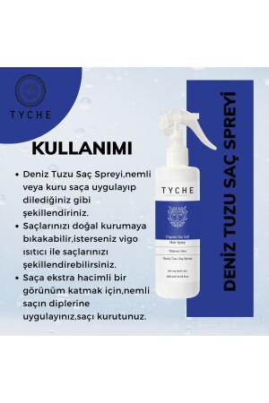 Hacim Ve Dolgunluk Veren Deniz Tuzu Saç Spreyi Organic Sea Salt Hair Spray Vitamin Sea 250 ml - 8