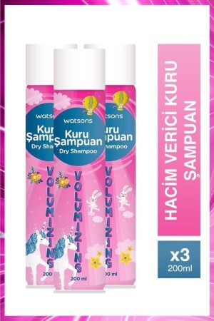 Hacim Verici Kuru Şampuan 200 Ml 3 Adet - 3