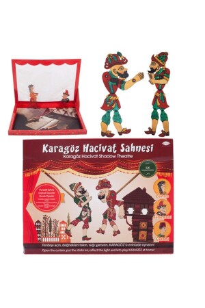 Hacivat Karagöz Gölge Oyunu Seti - Kukla Ve Maske Hediyeli hcvtkrgz - 4