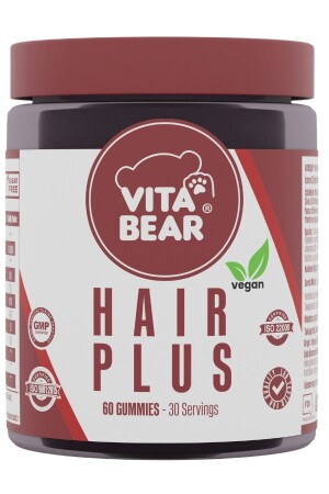 Hair Plus Veganes Gummi-Haarvitamin - 2