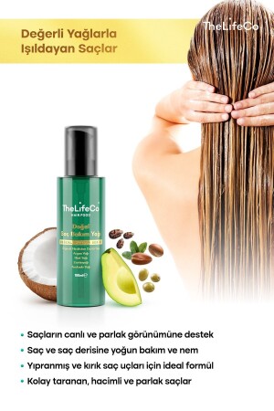 Hairfood Değerli Yağlar Serisi Doğal Saç Bakım Yağı 100 Ml - 8