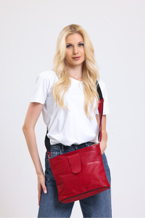 Hakiki Deri Crossbody Postacı Çanta ÖZCMODEL - 4