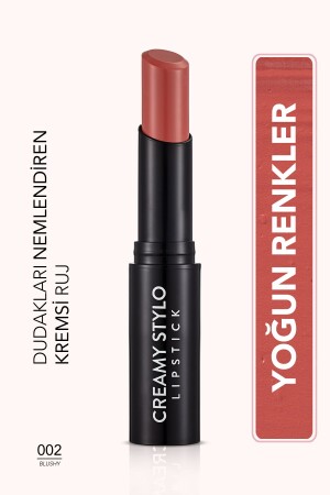 Halbglänzender Lippenstift – Cremiger Stylo-Lippenstift – 002 Blushy – 8682536013628 - 2