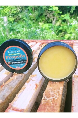 Ham Propolis Balmumu Zeytinyağı El Yapımı Doğal Onarıcı Krem 50 Ml - 2