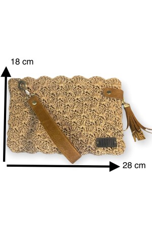 Handgefertigte Clutch-Portfoliotasche aus Papier für Damen - 5