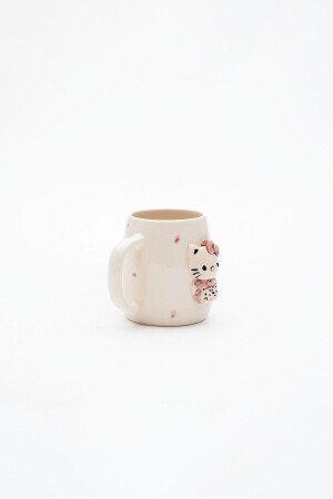 Handgefertigte Keramiktasse mit Hello Kitty-Figur, 400 ml - 4