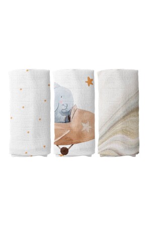 Happy Tony 100 % Baumwoll-Musselin-Bezugsset BABYMUSLIN103 - 2