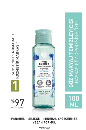 Hassas Ciltler Için Pur Bleuet Göz Makyaj Temizleyici-100 ml - 2