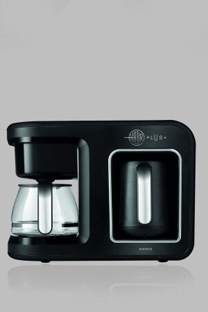 Hatır Plus 2 In 1 Kahve Makinesi Black Chrome 153.03.06.9122-1 - 2