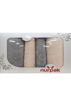 Hazal Banyo Havlu Seti - 4 Parça - Eltex Home Collectıon SS004683 - 4