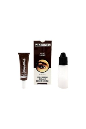 Hellbraune Augenbrauen-Wimpernfarbe 15 ml 8680097218377 - 3