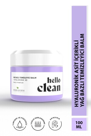 Hello Clean Intense Moisturizing Oil Based Cleansing Balm HERBA701479 - 2