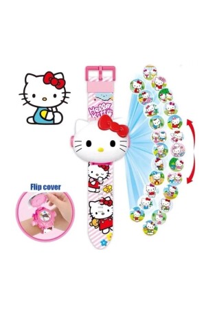 Hello Kitty 3d Projeksiyonlu Saat 24 Farklı Karakteri Duvara Yansıtır HELLO-0005 - 4