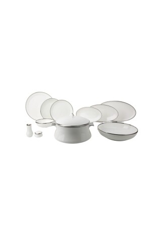 Herıtage 60 Parça Bone Chına Yemek Takımı Silver 7950005 - 1