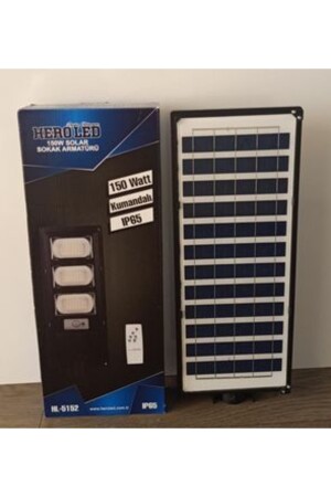 Heroled 150 Watt ferngesteuerte weiße Solar-Straßenleuchte P872S3597 - 5