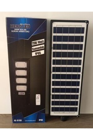 Heroled 200 Watt ferngesteuerte weiße Solar-Straßenleuchte P873S9560 - 5