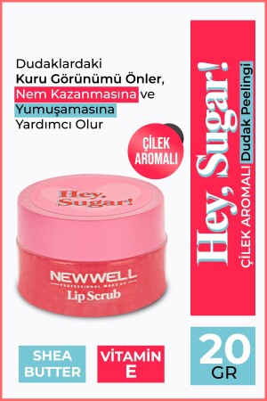 Hey Sugar! Çilek Aromalı Dudak Peelingi 20gr T1005 - 1